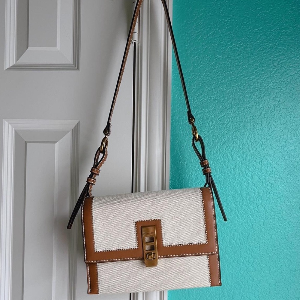 Charles and Keith Beige and cream Bag